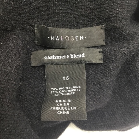 Halogen Rib Knit Wool & Cashmere Cardigan - Picture 6 of 6